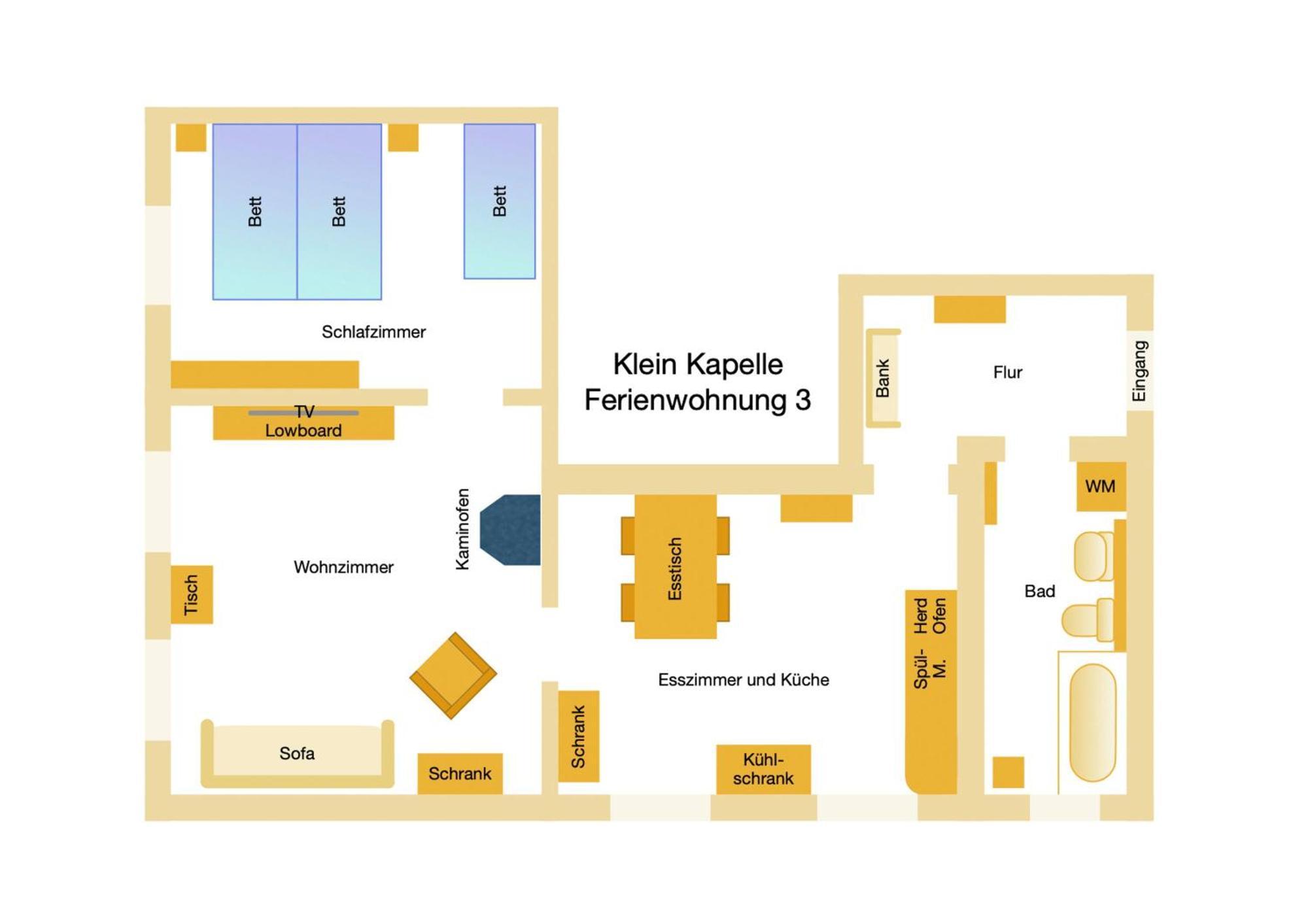 Ferienwohnungen Klein Kapelle Gingst エクステリア 写真